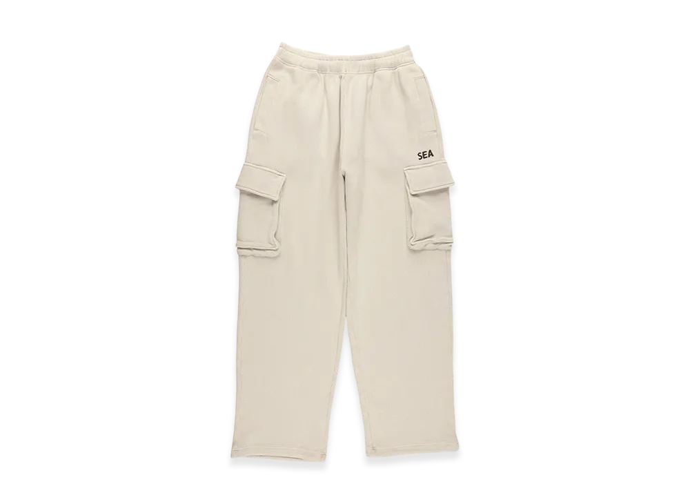 WIND AND SEA Heavy Waffle Cargo Pants "Beige"