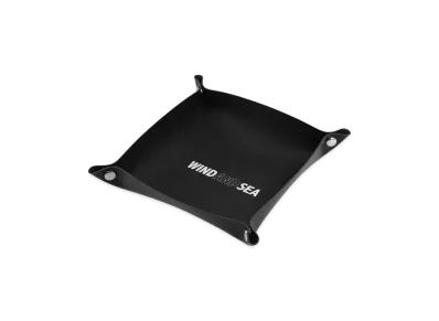 WIND AND SEA Sea Leather Tray "Black"