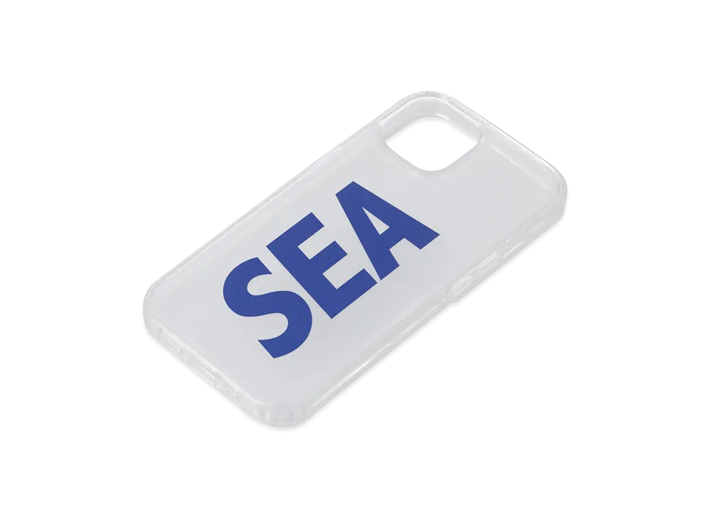 WIND AND SEA Sea Logo Clear Case "Blue"