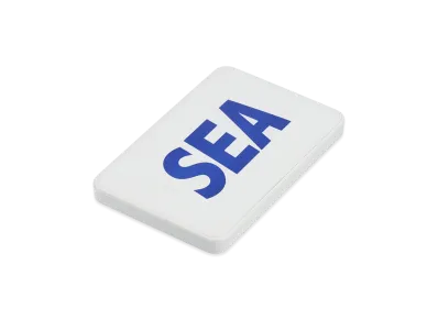 WIND AND SEA Sea Logo Mobile Battery "White"