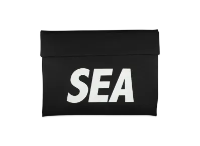WIND AND SEA Sea Logo Laptop Case "Black"