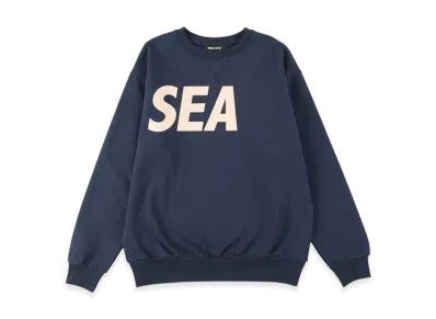 WIND AND SEA Sea Crew neck "Navy Ecru"