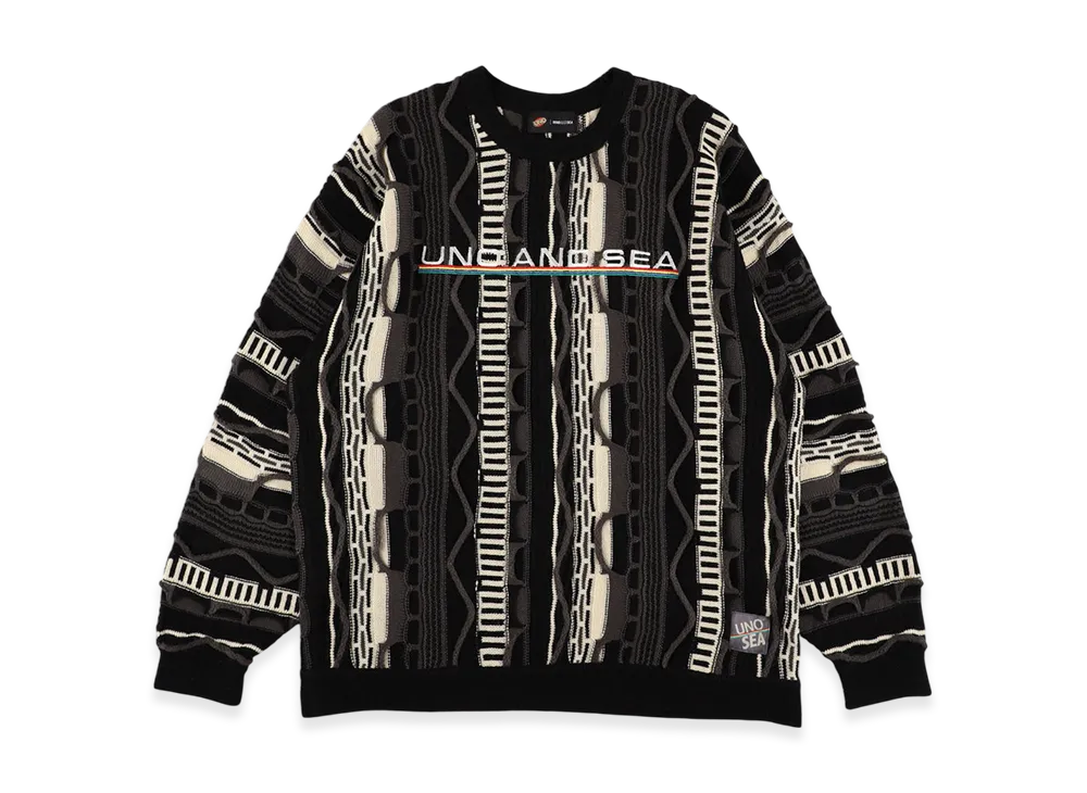 WIND AND SEA x UNO Multi Striped Knit "Black"