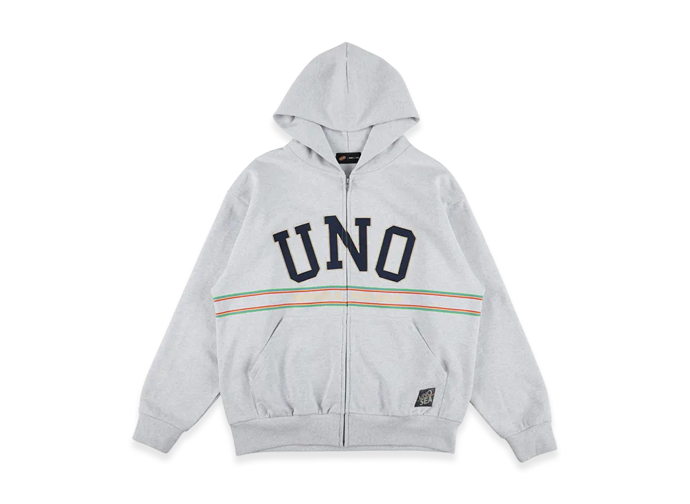 WIND AND SEA x UNO Zip Hoodie "Gray"