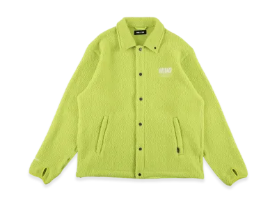 WIND AND SEA Polartec Thermal Boa Fleece Coach Jacket "Yellow"