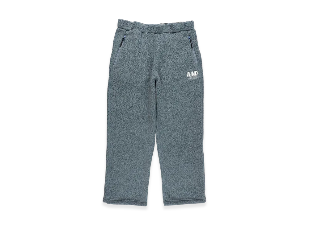WIND AND SEA Polartec Thermal Boa Fleece Pants "Sea Blue"