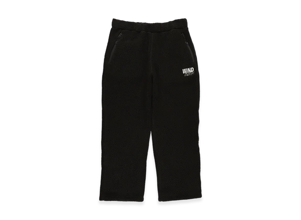 WIND AND SEA Polartec Thermal Boa Fleece Pants "Black"