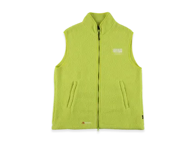 WIND AND SEA Polartec Thermal Boa Fleece Vest "Yellow"