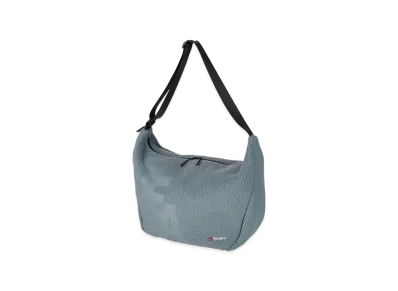 WIND AND SEA Polartec Thermal Boa Fleece Shoulder Bag "Sea Blue"