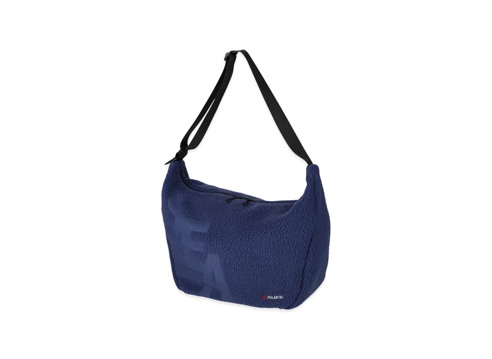 WIND AND SEA Polartec Thermal Boa Fleece Shoulder Bag "Royal Blue"