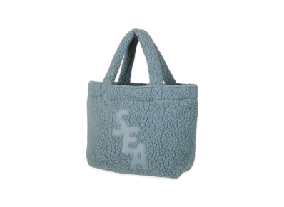 WIND AND SEA Polartec Thermal Boa Fleece Mini Tote "Sea Blue"
