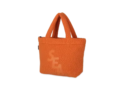 WIND AND SEA Polartec Thermal Boa Fleece Mini Tote "Orange"