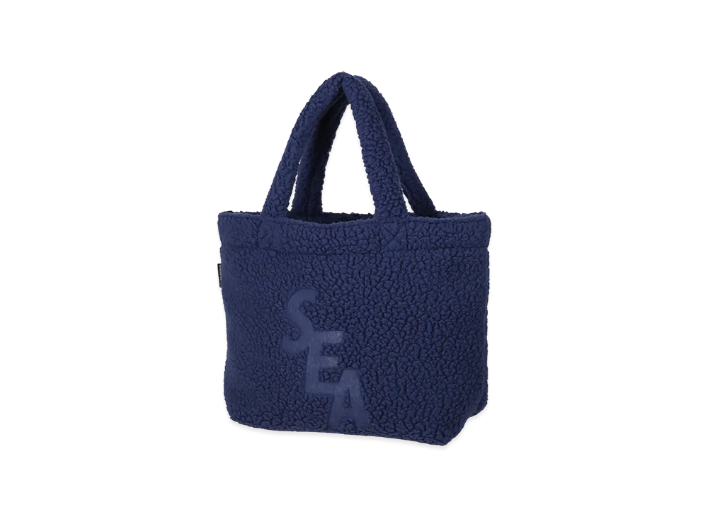WIND AND SEA Polartec Thermal Boa Fleece Mini Tote "Royal Blue"