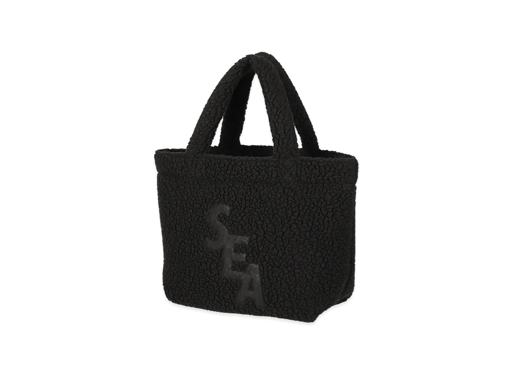 WIND AND SEA Polartec Thermal Boa Fleece Mini Tote "Black"