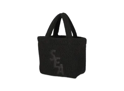 WIND AND SEA Polartec Thermal Boa Fleece Mini Tote "Black"