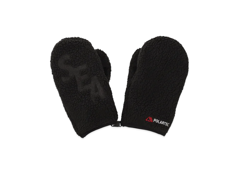 WIND AND SEA Polartec Thermal Boa Fleece Miton "Black"