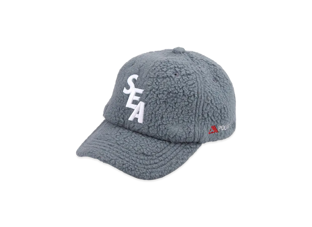 WIND AND SEA Polartec Thermal Boa Fleece Cap "Sea Blue"