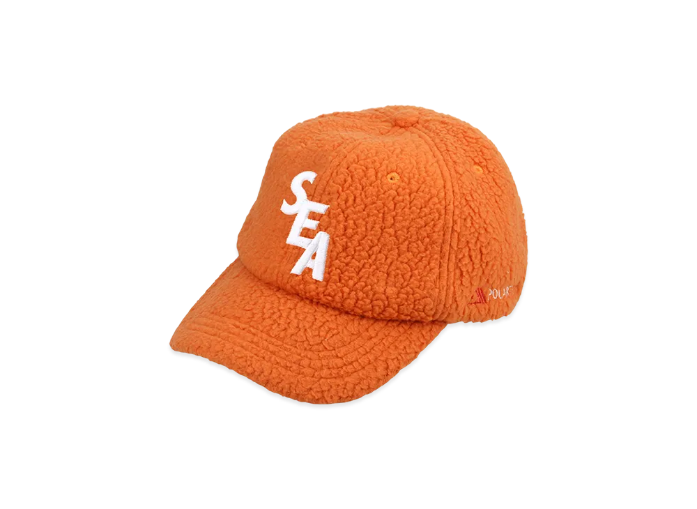 WIND AND SEA Polartec Thermal Boa Fleece Cap "Orange"