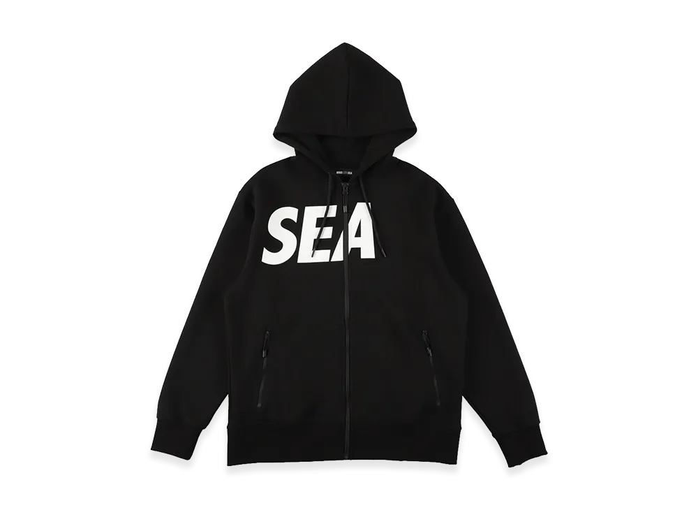 WIND AND SEA WDS-SIG Tech Fleece Zip-up Hooded shirt "Black"