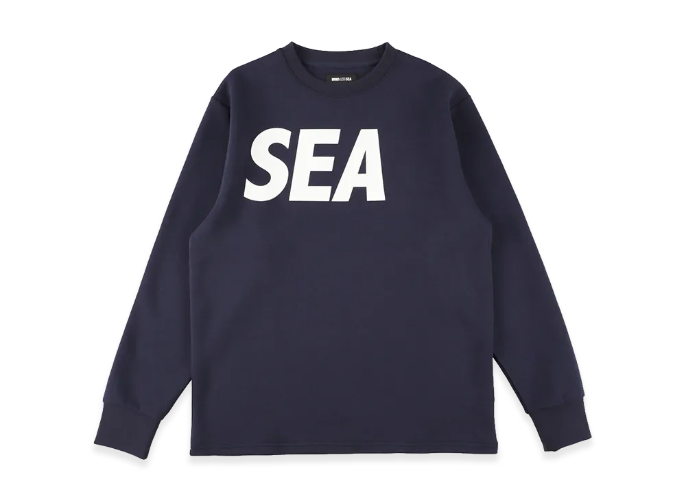 WIND AND SEA WDS-SIG L/S Tee "Navy"