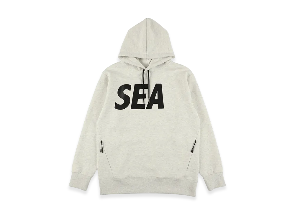 WIND AND SEA WDS-SIG Tech Fleece Hooded shirt "Ash"