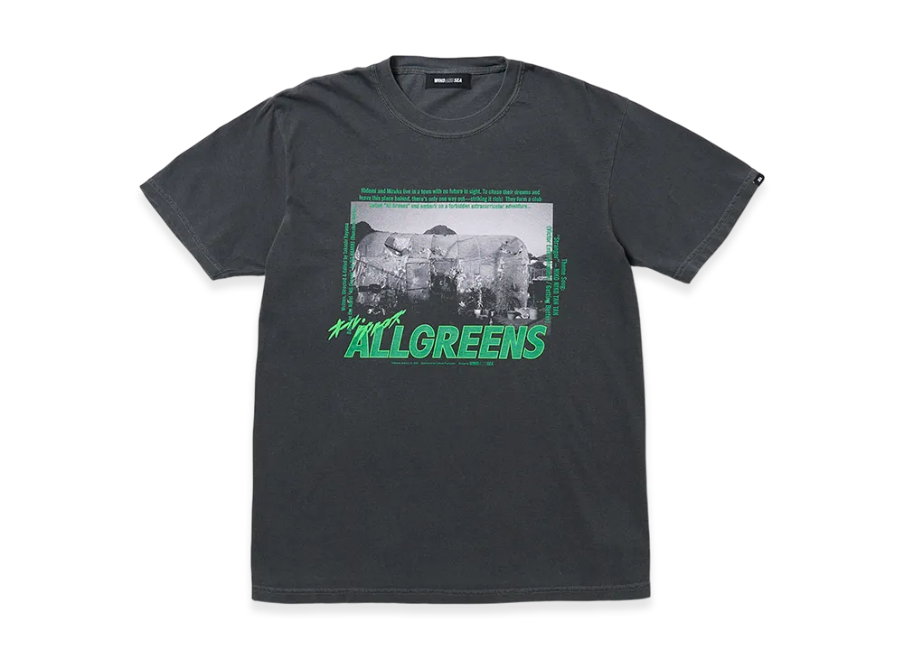 WIND AND SEA x ALL GREENS S/S Tee "Black"