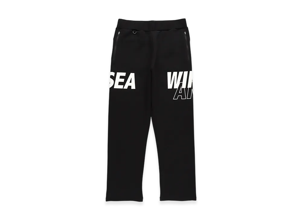 WIND AND SEA Relaxed Fit Ponte Sweat Pant "Black"