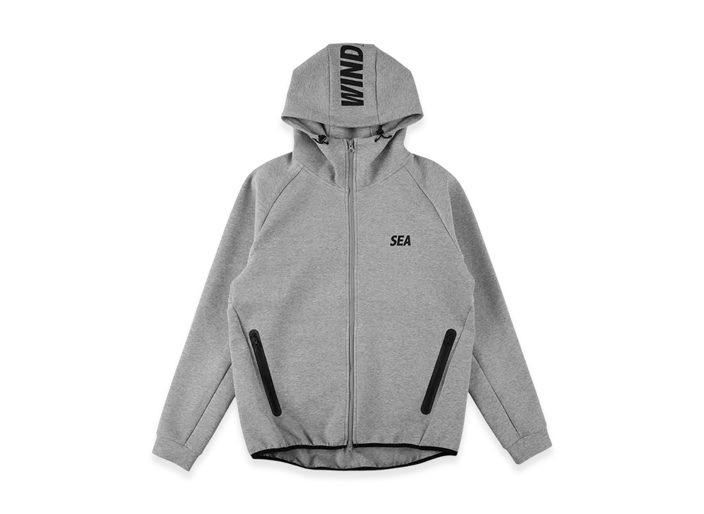 WIND AND SEA Ponte Sweat Jacket "Gray"