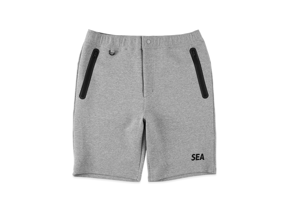 WIND AND SEA Ponte Sweat Shorts "Gray"