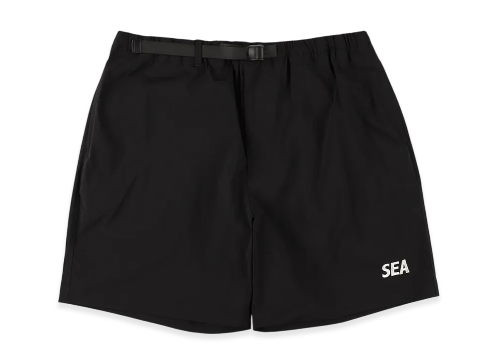 WIND AND SEA Stretch Nylon Shorts "Black"