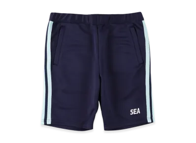 WIND AND SEA Track Shorts "Navy"