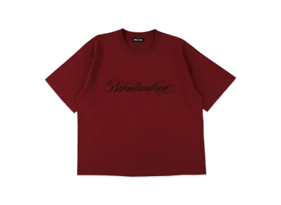 WIND AND SEA Caligraphy Embroidery Tee "Red"