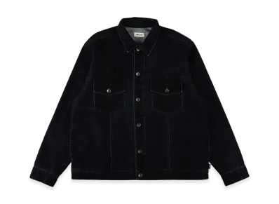 WIND AND SEA Velour Touch Denim Jacket "Navy"