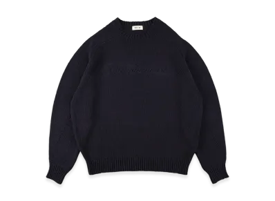 WIND AND SEA Low Gauge Cotton Knit "Navy"