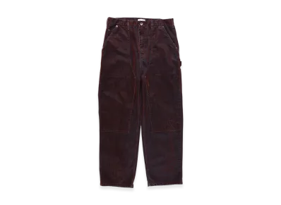 WIND AND SEA Velour Touch Denim Pant "Wine"