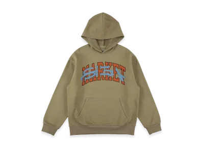 WIND AND SEA x MARKET Arch Logo Hooded Sweat Shirt "Kahki"