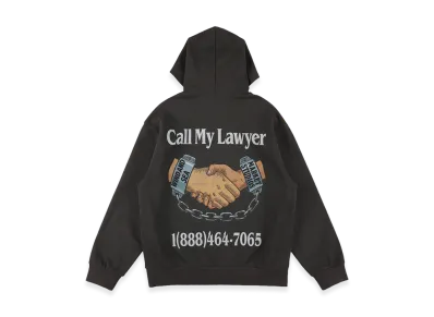 WIND AND SEA x MARKET Call My Lawyer Hooded Sweat Shirt "Black"