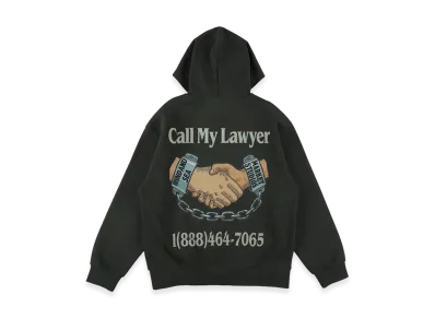 WIND AND SEA x MARKET Call My Lawyer Hooded Sweat Shirt "Brown"