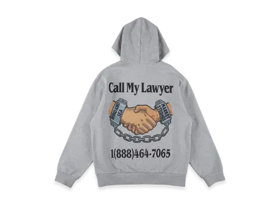WIND AND SEA x MARKET Call My Lawyer Hooded Sweat Shirt "Ash"