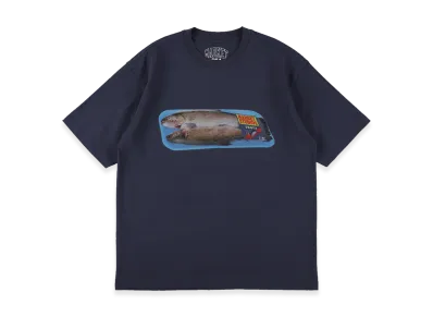 WIND AND SEA x MARKET Trout S/S Tee "Navy"