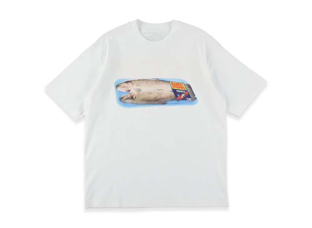 WIND AND SEA x MARKET Trout S/S Tee "White"