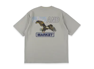 WIND AND SEA x MARKET Eagle S/S Tee "Storm Gray"