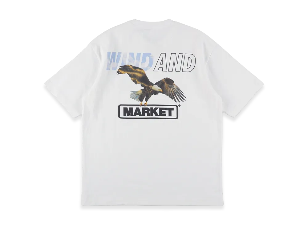WIND AND SEA x MARKET Eagle S/S Tee "White"