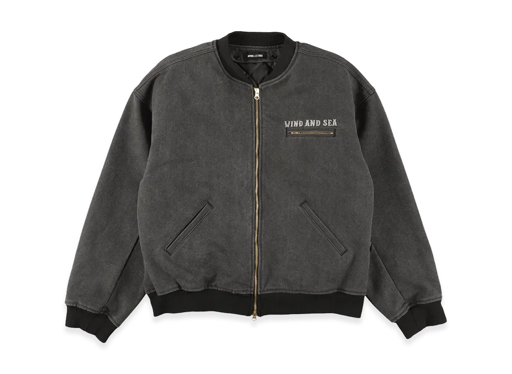 WIND AND SEA Studs Short Blouson "Gray"