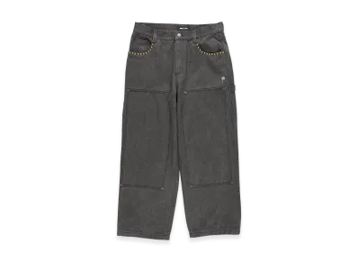WIND AND SEA Studs Double Knee Pants "Gray"