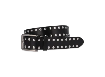 WIND AND SEA Studs Leather Belt "Black"