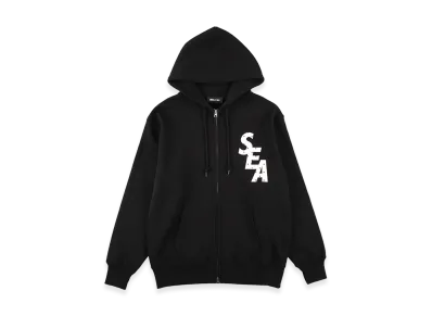 WIND AND SEA Dot SEA Zip Up Sweatshirt "Black"