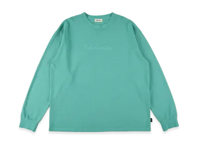 WIND AND SEA Garment Dyed Kanoko L/S Tee "Green"