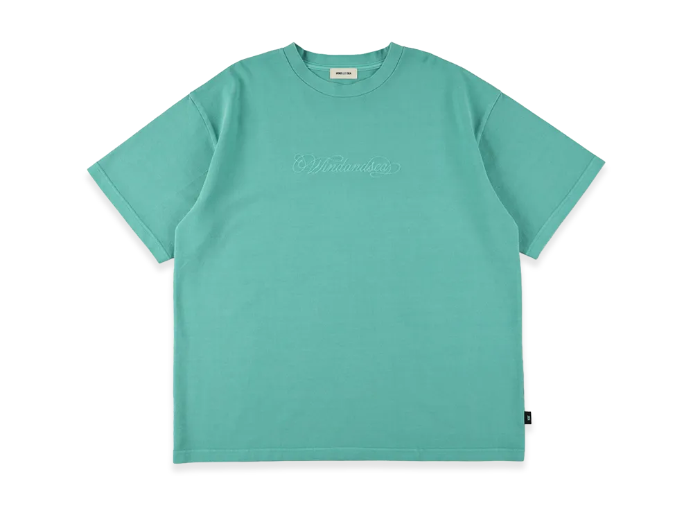 WIND AND SEA Garment Dyed Kanoko S/S Tee "Green"