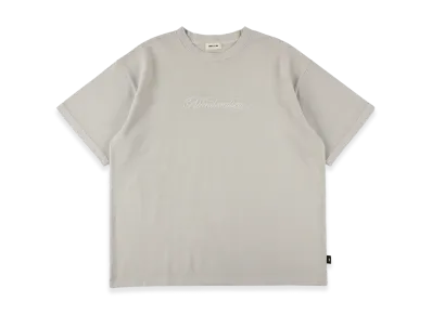 WIND AND SEA Garment Dyed Kanoko S/S Tee "Gray"